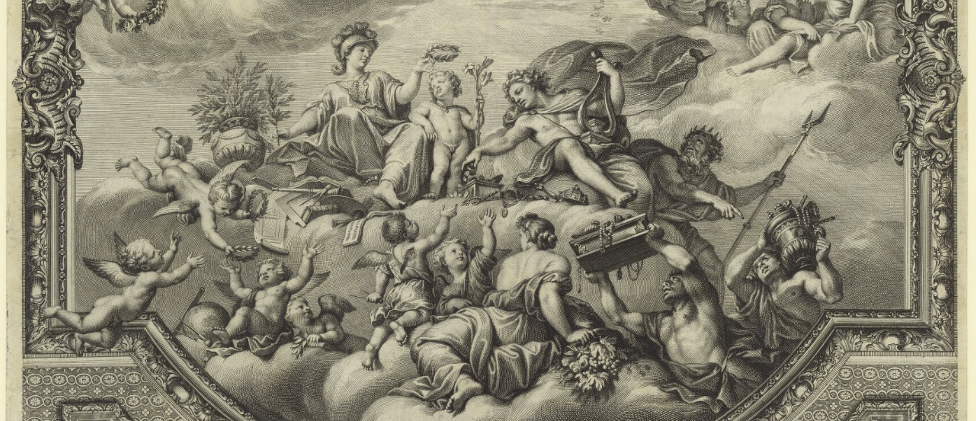 Gravure — Pensionnaires du Roi